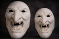 Klassische Hexenmaske roh & unbehandelt für Fasnacht, Fasnet & Fasnt